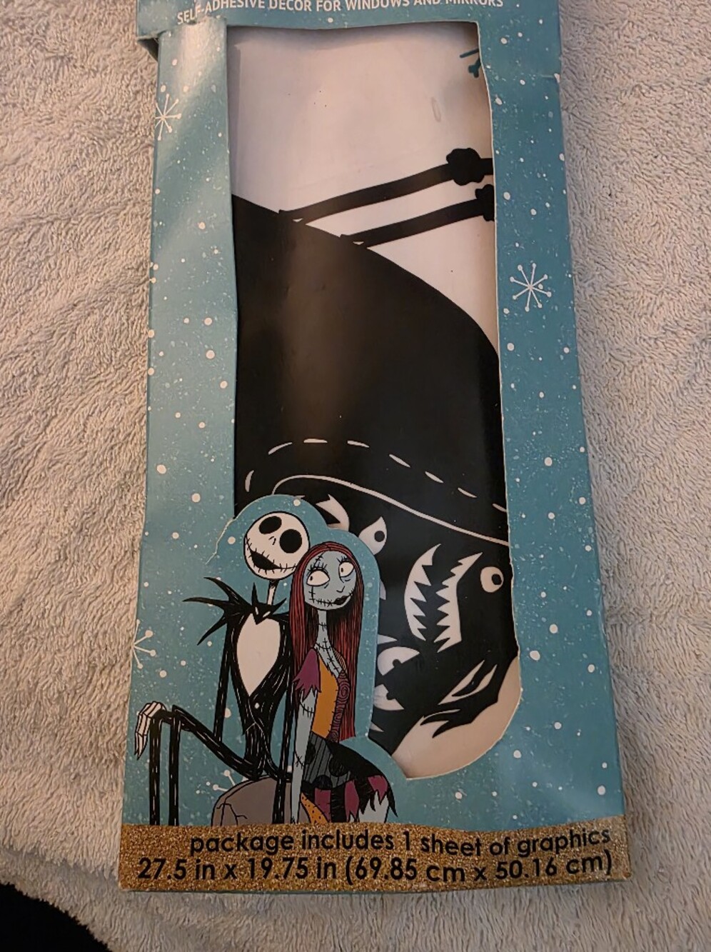 Disney The Nightmare Before Christmas Black & Teal Wall Decal
